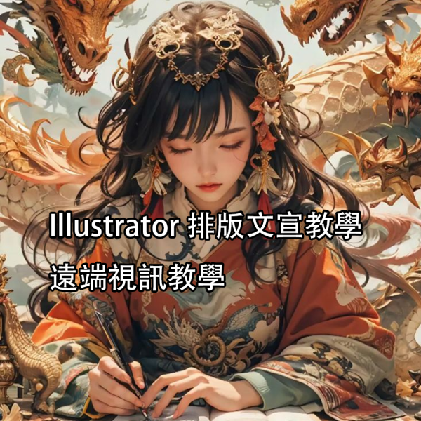 百里霧網頁設計工作室的 Adobe Illustrator 遠距教學課程介紹，展示了使用 Illustrator 軟體進行設計的過程，涵蓋從基本到進階的向量圖形設計技巧。課程適合設計師和創意愛好者學習如何在不同項目中靈活應用這些技能。